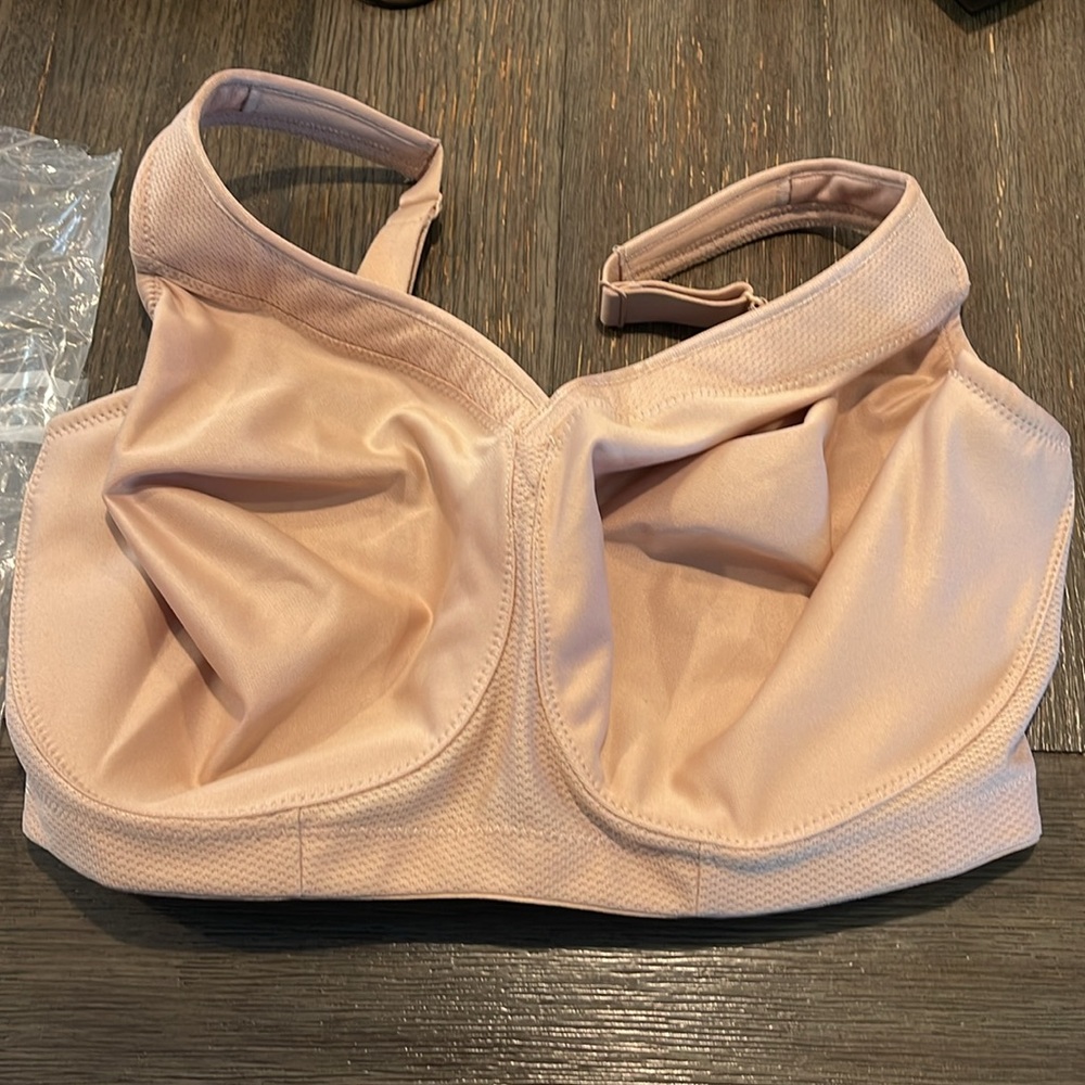 Glamorise Full Figure Plus Size MagicLift Seamless Sports Bra Wirefree-36J - Picture 4 of 6